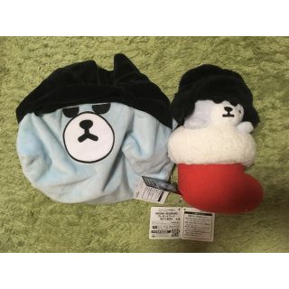 ビッグバン(BIGBANG)のBIGBANG ぬいぐるみ＆巾着 セット(キャラクターグッズ)