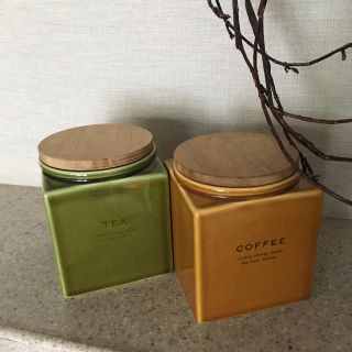 ロロ(LOLO)の陶器キャニスター　coffee+tea セット(容器)