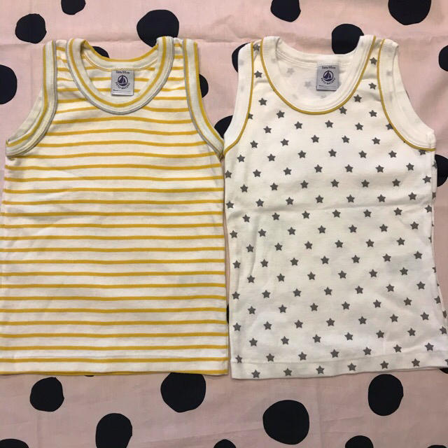 PETIT BATEAU(プチバトー)のプチバトー　タンクトップ　肌着　95 キッズ/ベビー/マタニティのキッズ服男の子用(90cm~)(下着)の商品写真