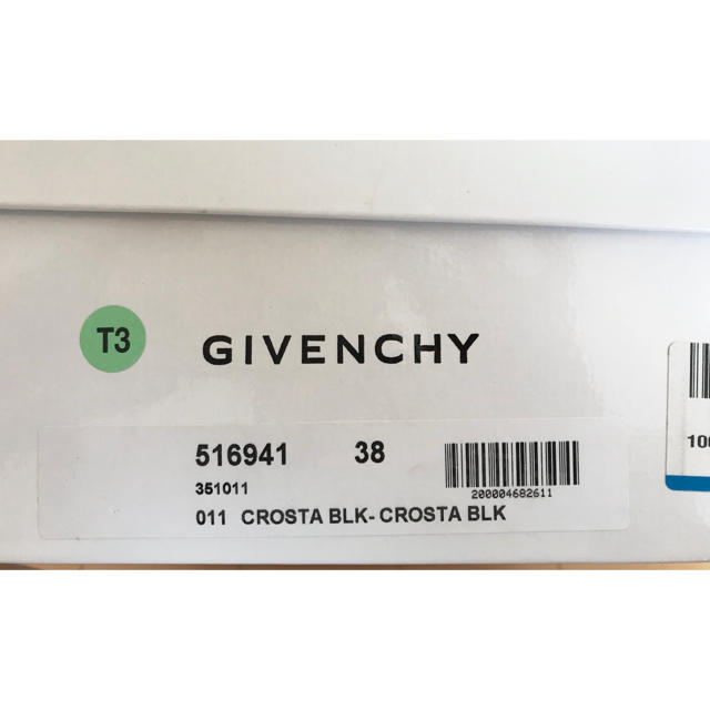 GIVENCHY(ジバンシィ)の【新品未使用】GIVENCHY ジバンシー　ブラック　38 レディースの靴/シューズ(ブーティ)の商品写真