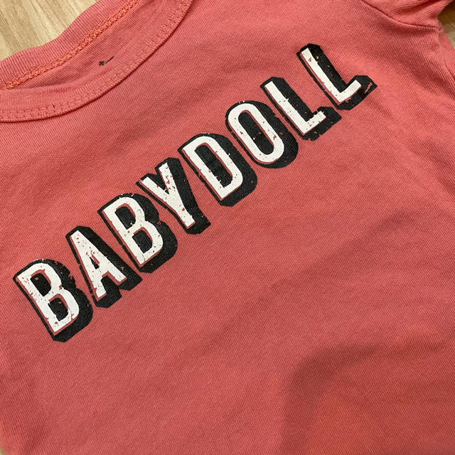 BABYDOLL(ベビードール)のベビードール　半袖Tシャツ　2枚セット　70 80 キッズ/ベビー/マタニティのベビー服(~85cm)(Ｔシャツ)の商品写真