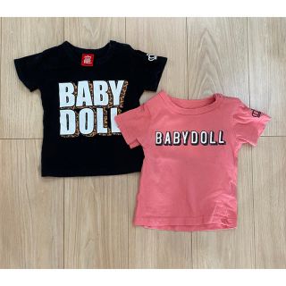 ベビードール(BABYDOLL)のベビードール　半袖Tシャツ　2枚セット　70 80(Ｔシャツ)