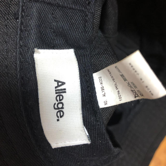 ALLEGE(アレッジ)のallege 19ss バケットハット メンズの帽子(ハット)の商品写真