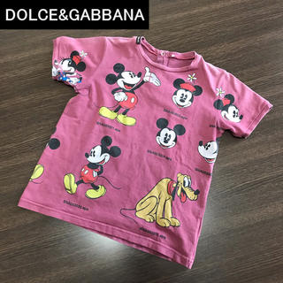 ドルチェアンドガッバーナ(DOLCE&GABBANA)のDOLCE&GABBANA disney ドルガバ ディズニー Tシャツ 90(Tシャツ/カットソー)