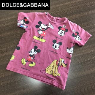 ドルチェアンドガッバーナ(DOLCE&GABBANA)のDOLCE&GABBANA disney ドルガバ ディズニー Tシャツ 90(Tシャツ/カットソー)