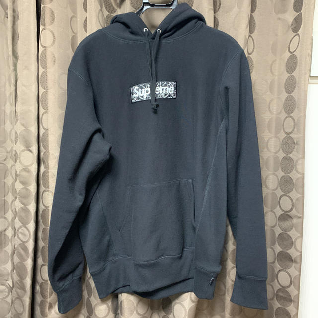 驚きの値段 Supreme - supreme box logo bandanna hoodie パーカー