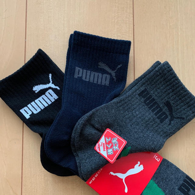 PUMA(プーマ)のプーマ　メンズ　24-26センチ　ソックス　3セット　新品 メンズのレッグウェア(ソックス)の商品写真