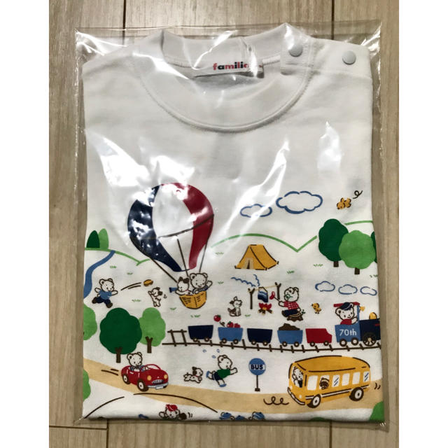 Tシャツ/カットソー新品⭐︎ファミリア  Tシャツ 90【70周年特別企画】