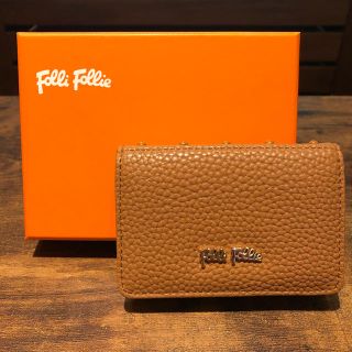 フォリフォリ(Folli Follie)の【送料無料！美品！】Folli Follie  名刺ケース　名刺入れ　ブラウン(名刺入れ/定期入れ)