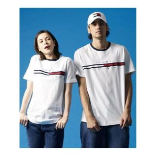 トミーヒルフィガー(TOMMY HILFIGER)の新品・未使用　TOMMY HILFIGER ロゴ Tシャツ XL(Tシャツ/カットソー(半袖/袖なし))