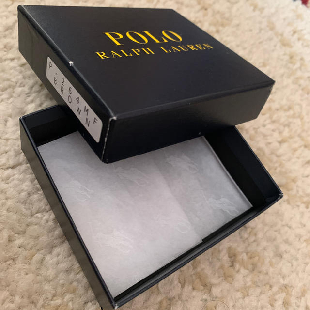 POLO RALPH LAUREN(ポロラルフローレン)の【美品】ラルフローレン コインケース(ブラウン) メンズのファッション小物(コインケース/小銭入れ)の商品写真