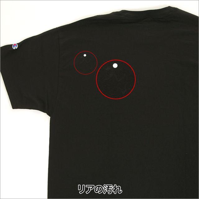 Champion(チャンピオン)の【訳あり】チャンピオン Tシャツ XL 黒 USAモデル レディースのトップス(Tシャツ(半袖/袖なし))の商品写真