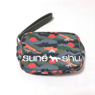 メゾンキツネ(MAISON KITSUNE')の【MAISON KITSUNE × shu uemura】限定ポーチ(非売品)(ポーチ)