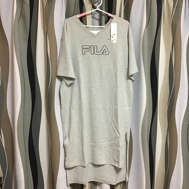 FILA ロングスウェットワンピース