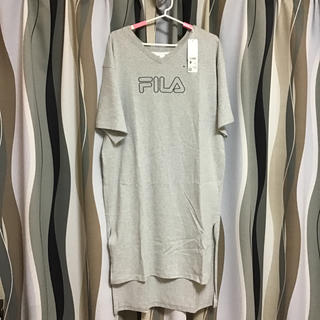 フィラ(FILA)のFILA ロングスウェットワンピース(Tシャツ(半袖/袖なし))