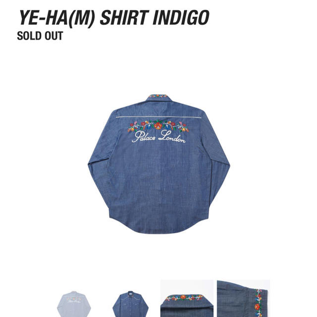 YE-HASHIRTカラーPALACE YE-HA(M) SHIRT