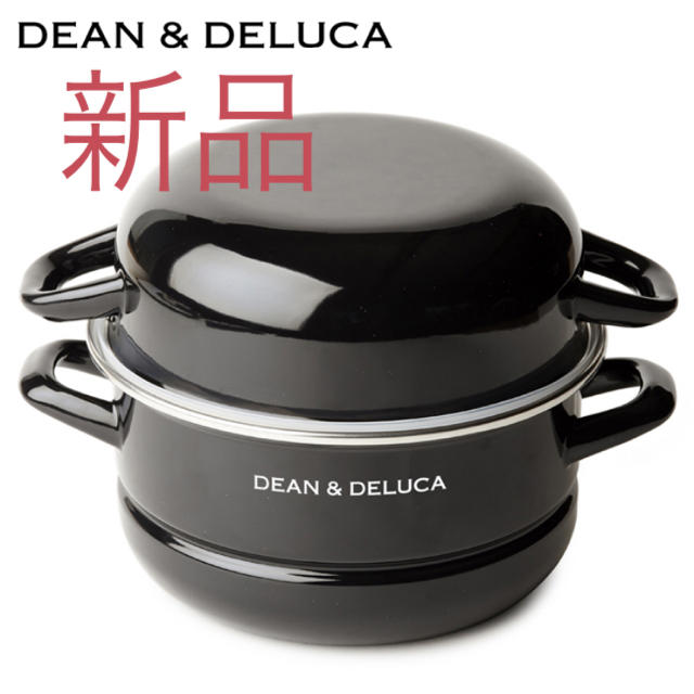 DEAN & DELUCA(ディーンアンドデルーカ)のキャセロールL ブラック(18cm) 両手鍋 フタも浅型鍋として使える インテリア/住まい/日用品のキッチン/食器(鍋/フライパン)の商品写真