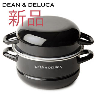 ディーンアンドデルーカ(DEAN & DELUCA)のキャセロールL ブラック(18cm) 両手鍋 フタも浅型鍋として使える(鍋/フライパン)