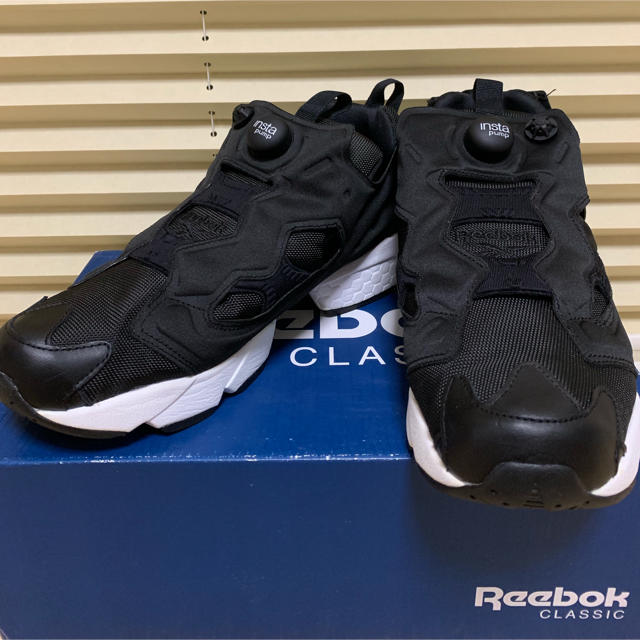 [美品]Reebok リーボック ポンプフューリー 28 Black ブラック靴/シューズ