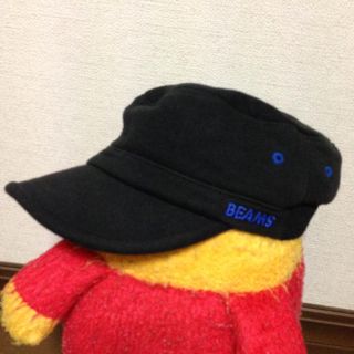 ビームス(BEAMS)のBEAMS 黒キャスケット(キャスケット)