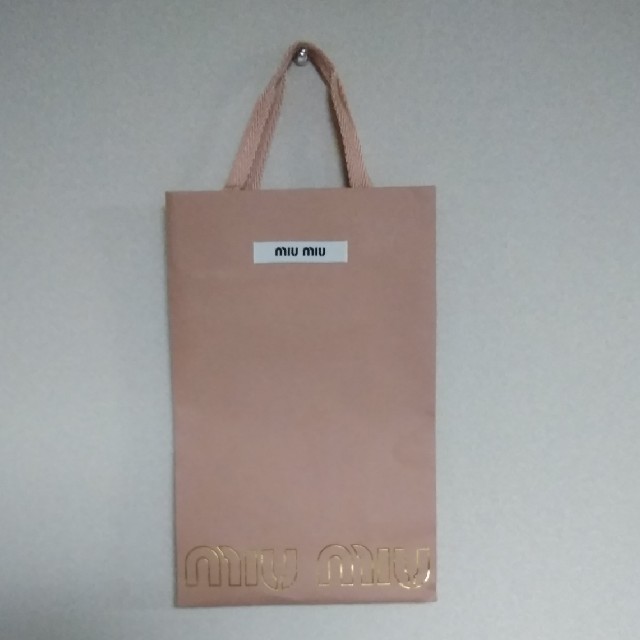 miumiu(ミュウミュウ)の紙袋 レディースのバッグ(ショップ袋)の商品写真
