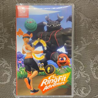 ニンテンドースイッチ(Nintendo Switch)のリングフィットアドベンチャー　ソフトのみ(家庭用ゲームソフト)