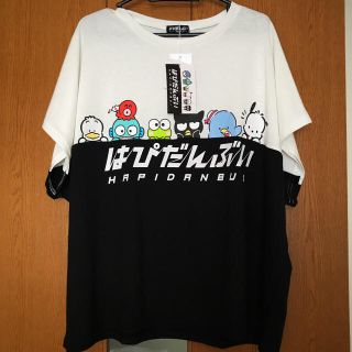 サンリオ(サンリオ)のハンギョドン ポチャッコ けろっぴ タキシードサム バツ丸 ペックル Tシャツ(Tシャツ(半袖/袖なし))