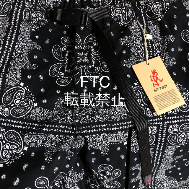 GRAMICCI(グラミチ)のGRAMICCI 別注 BANDANA NN SHORT BLACK XL メンズのパンツ(ショートパンツ)の商品写真