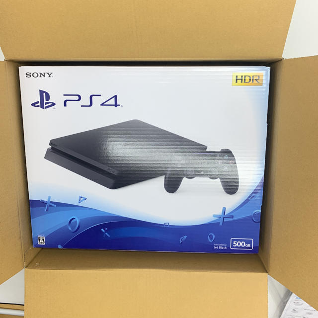 【新品】PS4本体 ジェットブラック 500GB CUH-2200AB01