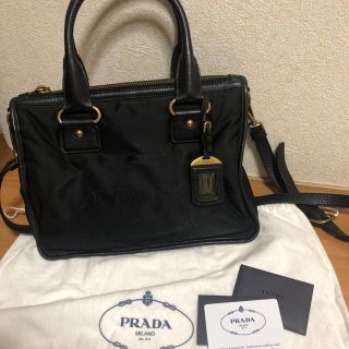 プラダ(PRADA)のPRADAジャガード　ショルダーバッグ(ショルダーバッグ)