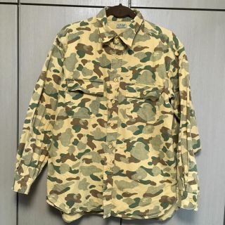 アベイシングエイプ(A BATHING APE)のApe エイプ 長袖 綿シャツ(シャツ)