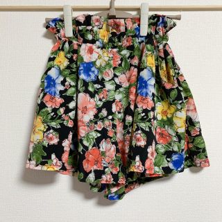 クレドソル(CLEF DE SOL)のCLEF DE SOL 花柄キュロット ☆美品☆ 値下げしました！(キュロット)