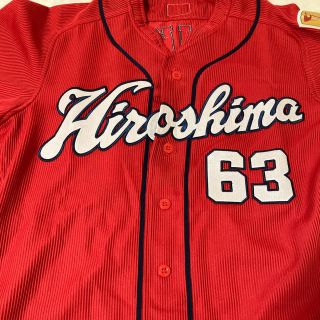 広島東洋カープ - DESCENTE プロモデル 広島 カープ 西川龍馬 メッシュ
