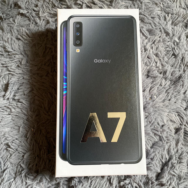 ギャラクシー Galaxy A7 ブラック64GB【新品】simフリー