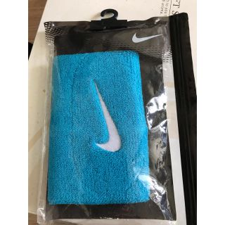 ナイキ(NIKE)のナイキ リストバンド ターコイズ 1個(バングル/リストバンド)