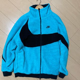 ナイキ(NIKE)の週末値下げ　NIKE ボアジャケット ジェイド size XL ターコイズブルー(ブルゾン)