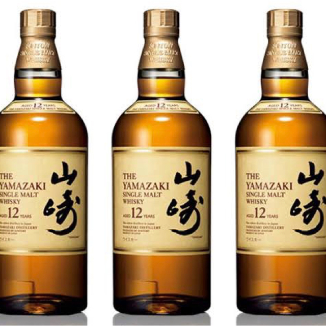 サントリー  山崎12年 ウイスキー 3本セット  新品未開栓