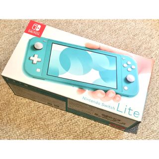 ニンテンドースイッチ(Nintendo Switch)の新品未開封　本日発送☺︎ SWITCH LITE 本体　ターコイズ  (家庭用ゲーム機本体)