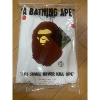 アベイシングエイプ(A BATHING APE)のエイプ シャーク 長袖Tシャツ(Tシャツ/カットソー(七分/長袖))