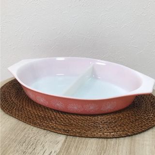 パイレックス(Pyrex)のオールドパイレックス キャセロール ピンク(食器)