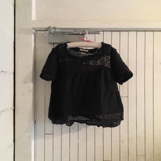 イザベルマラン(Isabel Marant)のISABEL MARANT black blouse.(シャツ/ブラウス(半袖/袖なし))