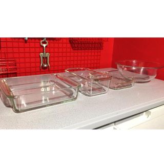 パイレックス(Pyrex)の🇺🇸PYREX 耐熱硝子器 ４種(容器)