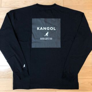 カンゴール(KANGOL)のKANGOL(カンゴール) スクエアロゴプリントロンT L ☆新品未使用(Tシャツ/カットソー(七分/長袖))