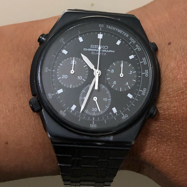 SEIKO(セイコー)のSEIKO スピードマスター　ブラック メンズの時計(腕時計(アナログ))の商品写真