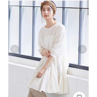 アダムエロぺ(Adam et Rope')のきー様専用　アダムエロぺ　WINE DYED　ワンピース　チュニック(ひざ丈ワンピース)