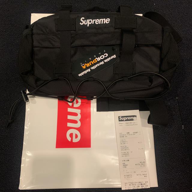 Supreme(シュプリーム)のSupreme Waist Bag 19fw Black 新品未使用 メンズのバッグ(ウエストポーチ)の商品写真