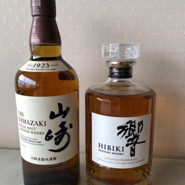 食品/飲料/酒サントリー　響NV×2  白州NV  山崎NV箱あり4本セット