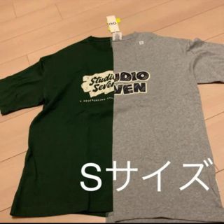 サンダイメジェイソウルブラザーズ(三代目 J Soul Brothers)のGU × studio seven スタジオセブン　Tシャツ　グリーン&グレー(Tシャツ/カットソー(半袖/袖なし))