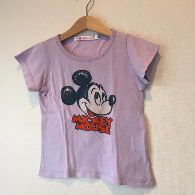 Disney(ディズニー)のミッキーデザインTシャツ キッズ/ベビー/マタニティのキッズ服女の子用(90cm~)(Tシャツ/カットソー)の商品写真