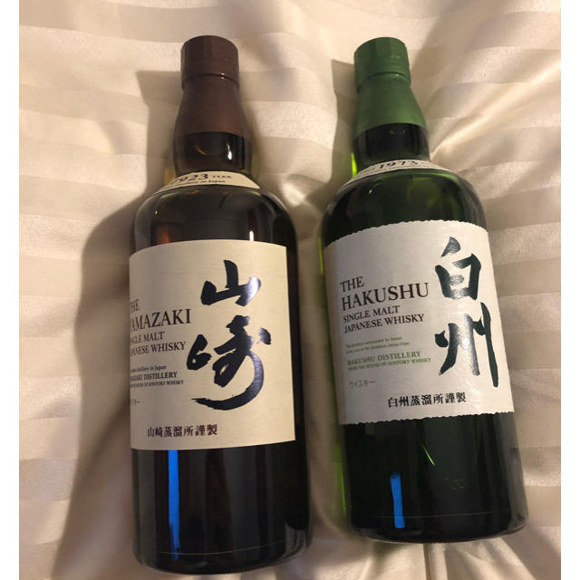 ウイスキー　山崎&白州６本セット